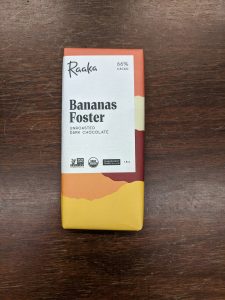 Raaka's Bananas Foster Peruvian Unroasted Dark 66% Chocolate